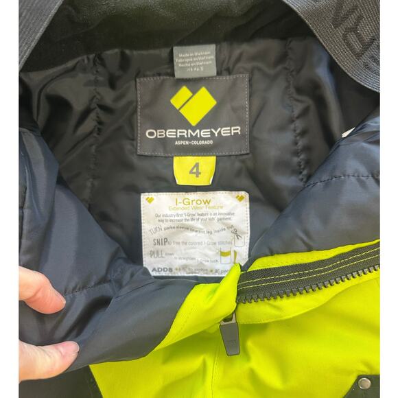 Obermeyer Kids Volt Snow Bibs Pants 4 - Picture 8 of 8